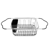 Expandable Dish Rack Drying Utensil Holder 3-in-1 in and Over the Sink by Kitchen Storage & Organization Product Accessories