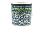 Polish Pottery Utensil Holder - Kiwi