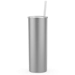 Maars Skinny Steel Stainless Steel Tumbler, 20 oz | Double Wall Vacuum Insulated (Silver)