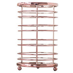 ORZ Rose Gold Kitchen Utensil Holder Flatware Organizer Caddy Storage Basket - Metal Wire