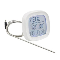 YJYDADA Touchscreen Digital Food Thermometer Meat Thermometer For Kitchen Cooking BBQ (white)