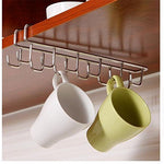 VALINK Stainless Steel Kitchen Storage Rack Cupboard Hanging Hook Shelf Dish Hanger Chest Storage shelf Bathroom Organizer Holder, Kitchen Cutlery Holders - 27x7.4cm