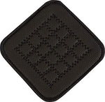 San Jamar UHP55BK Ultigrip Square Commercial Hot Pad Pan Holder, 5" X 5", Black