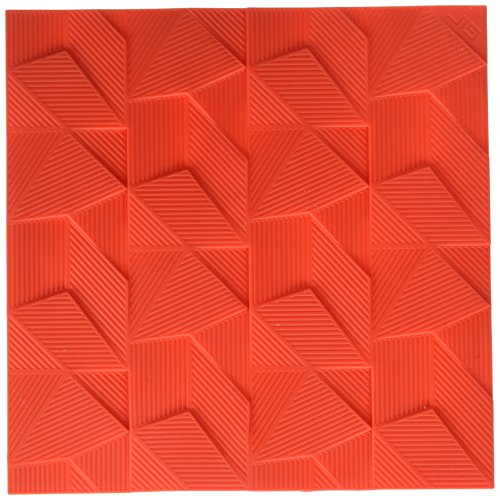 GIR: Get It Right GIRKM1103RED Kitchen Mat Silicone Trivet/Potholder, 8", Red