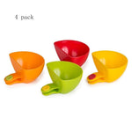 Generic Dip Clips Plate Grab Clip on Dip Holders Tomato Sauce Salt Vinegar Sugar Flavor Spices Dip Bowl Party Ware 4PCs