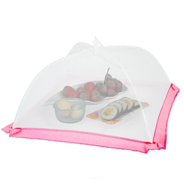 SUJING Pop-Up Mesh Screen Food Cover Tent Umbrella Picnic Food Covers Mesh Food Cover Net