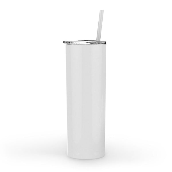 Maars Skinny Steel Stainless Steel Tumbler, 20 oz | Double Wall Vacuum Insulated (White)