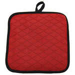 Starfrit 093610-006-0000 8" Silicone/Cotton Pot Holder/Trivet, Red