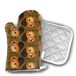 Klnsha7 Beaver.JPG Oven Hot Mitts Professional Heat Resistant Pot Holder & Baking Gloves