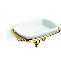 LB Venessia Wall Mounted Soap Dish Holder Porcelain Tray  Soap Holder - Chrome