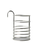 Small Stainless Steel Cutlery and Utensil Holder Sink Basket for Racks - Smaller Gaps Prevent Slipping Out of Bottom