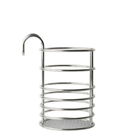 Small Stainless Steel Cutlery and Utensil Holder Sink Basket for Racks - Smaller Gaps Prevent Slipping Out of Bottom