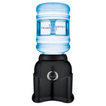 Primo Top Loading Countertop Water Dispenser - Room Temperature - Supports 3 or 5 Gallon Water Jugs [Black]