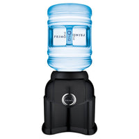 Primo Top Loading Countertop Water Dispenser - Room Temperature - Supports 3 or 5 Gallon Water Jugs [Black]