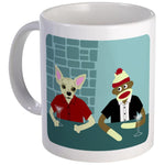 CafePress Chihuahua & Sock Monkey Martini Coffee Mug Unique Coffee Mug, Coffee Cup