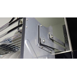 Pull Down 2 Tier Chrome Steel Wire Dish Drainer Rack Utensils Basket Shelf Plate Holder for 800mm Width Cabinet Kitchen