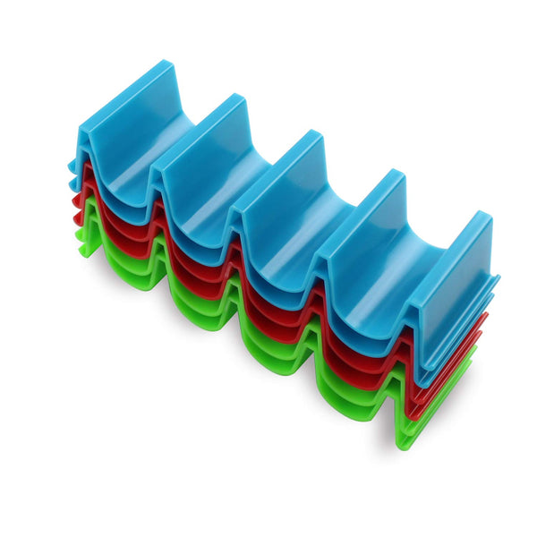 Taco Holder Stand Set of 6 Dishwasher Safe Aichoof