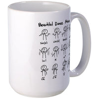 CafePress Beautiful (Math) Dance Moves Mug Coffee Mug, Large 15 oz. White Coffee Cup