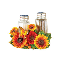 Cheerful Sunflower Kitchen Décor Salt and Pepper Shaker Accessory Set