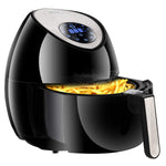 Super Deal 1500W Electric Air Fryer 4.4 Quart W/Timer, Temperature Control, Detachable Basket Handles Free Oil