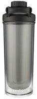 Contigo Shake & Go Fit Double-Wall Twist Lid Shaker Bottle, 24 oz, Black