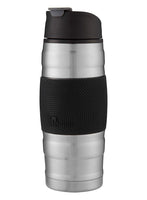 Bubba HERO Grip Insulated Stainless Steel Travel Mug, 16 oz, Stainless Steel