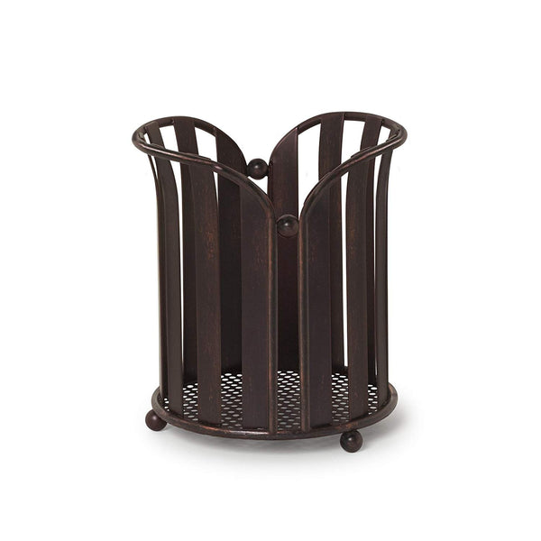 Spectrum Diversified Stripe Utensil Holder, Oil Rubbed Bronze