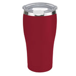 Tahoe Trails 20 oz Stainless Steel Tumbler Vacuum Insulated Double Wall Travel Cup With Lid, Tomato