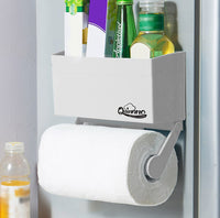 My Refrigerator Rack | 2 Pcs Strong Magnetic Fridge Paper Towel Holder to Hold Regular Large Sized Roll | Superb Kitchen Space Rack Shelf Storage for Plastic Wrap Aluminum Roll | 799.2