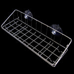 Large Stainless Wire Net Dish Washing Sponge Suction Cup Holder Scrubber Sink Rack