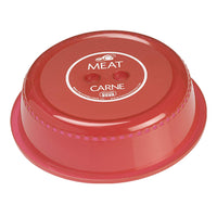 Meat Red Microwave Plate Cover - Food Safe Topper Prevents Splatter and Mess to Keep Microwave Clean - Color Coded Kitchen Tools by The Kosher Cook