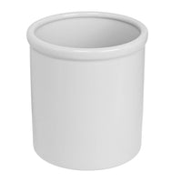Honey-Can-Do 8047 Porcelain Utensil Holder, White, 7-Inches x 6.5-Inches