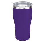 Tahoe Trails 16 oz Stainless Steel Tumbler Vacuum Insulated Double Wall Travel Cup With Lid, Purple