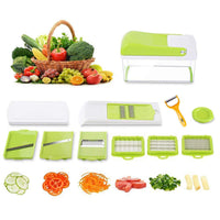Vegetable Slicer, Mandoline Slicer, 7 Blades Peeler Hand-Guard Cleaning Tool Bonus,Multi-Function Food Proceer,Vegetable Cutter,Chopper,Grater VS0K02