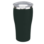 Tahoe Trails 16 oz Stainless Steel Tumbler Vacuum Insulated Double Wall Travel Cup With Lid, Dark green