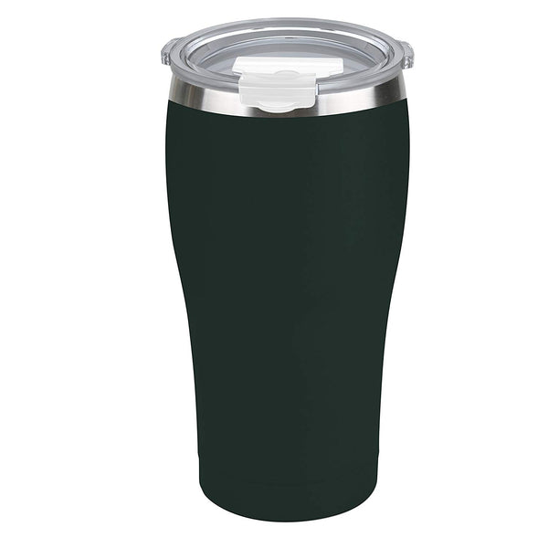 Tahoe Trails 20 oz Stainless Steel Tumbler Vacuum Insulated Double Wall Travel Cup With Lid, Dark Green