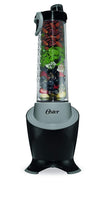 Oster MyBlend Pro Series Personal Blender with Condensation Free Bottle, Travel Clip and 4 Reusable Straws, Black/Grey, BLSTPB2-BGR