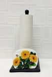 Tuscany 3D Sunflower Paper Towel and Napkin Holder