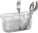 Sturdy Chrome-plated Steel Utensil Drying Rack Basket Holder (Chrome II)