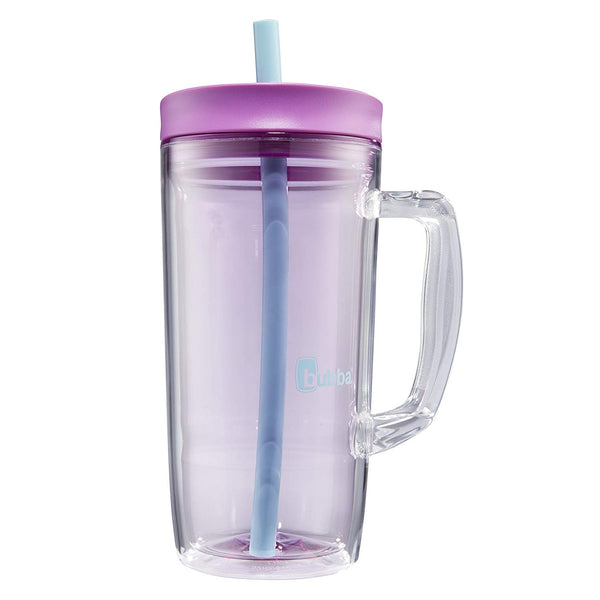 Bubba Envy Double Wall Insulated Straw Tumbler with Handle, 32 oz, Purple/Blue