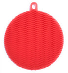 Silicone Dish Scrubber Sponge (Red)