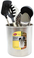 Tablecraft Stainless Steel Utensil Holder, Metallic