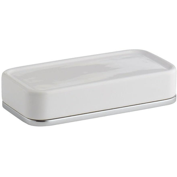 BA Altissima Bathroom Soap Dish Holder Ceramic Tray Soap Holder - Brass