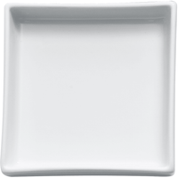 DWBA Countertop Soap Dish / Soap Saver Holder Tray, Porcelain White