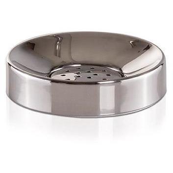 MV Deco Stainless Steel Bathroom Round Soap Dish Holder Tray Soap Holder