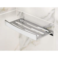 Lux Firenze Wall Mounted Chrome Soap Dish Holder Tray Soap Holder, Brass