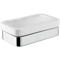 BA Modulo Wall Mounted Soap Dish Holder Ceramic Tray Soap Holder - Brass