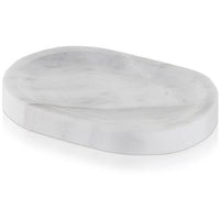 MV Stone Marble Bathroom Round Soap Dish Holder Tray Soap Holder
