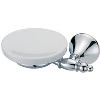BA Tempo Wall Mounted Soap Dish Holder Ceramic Tray Soap Holder - Brass
